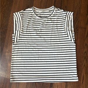 Amazon short sleeved striped shirt